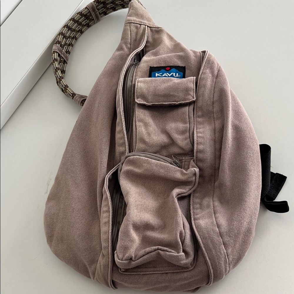 KAVU Brown Rope Sling Backpack